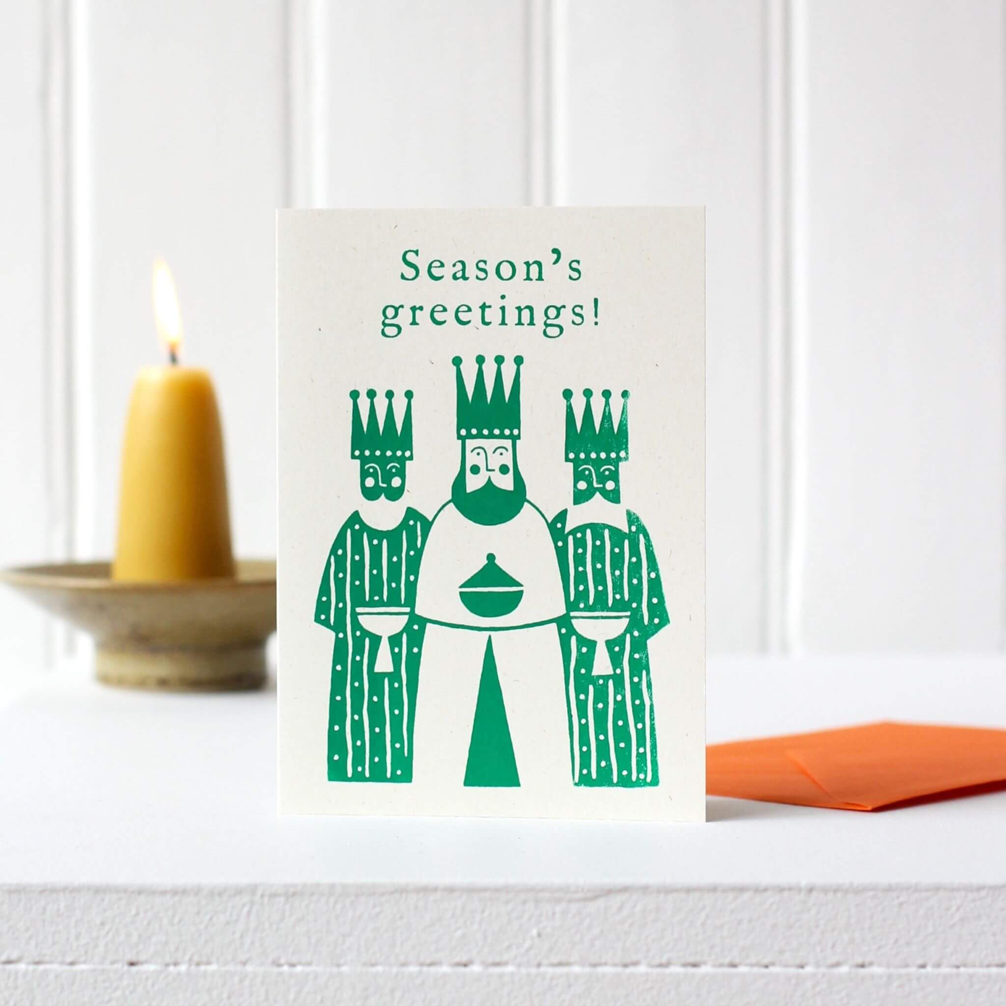 Three Kings Christmas Card by Ariana Martin