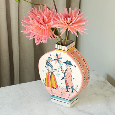 "Courtship" Vase handmade by Celia Wood