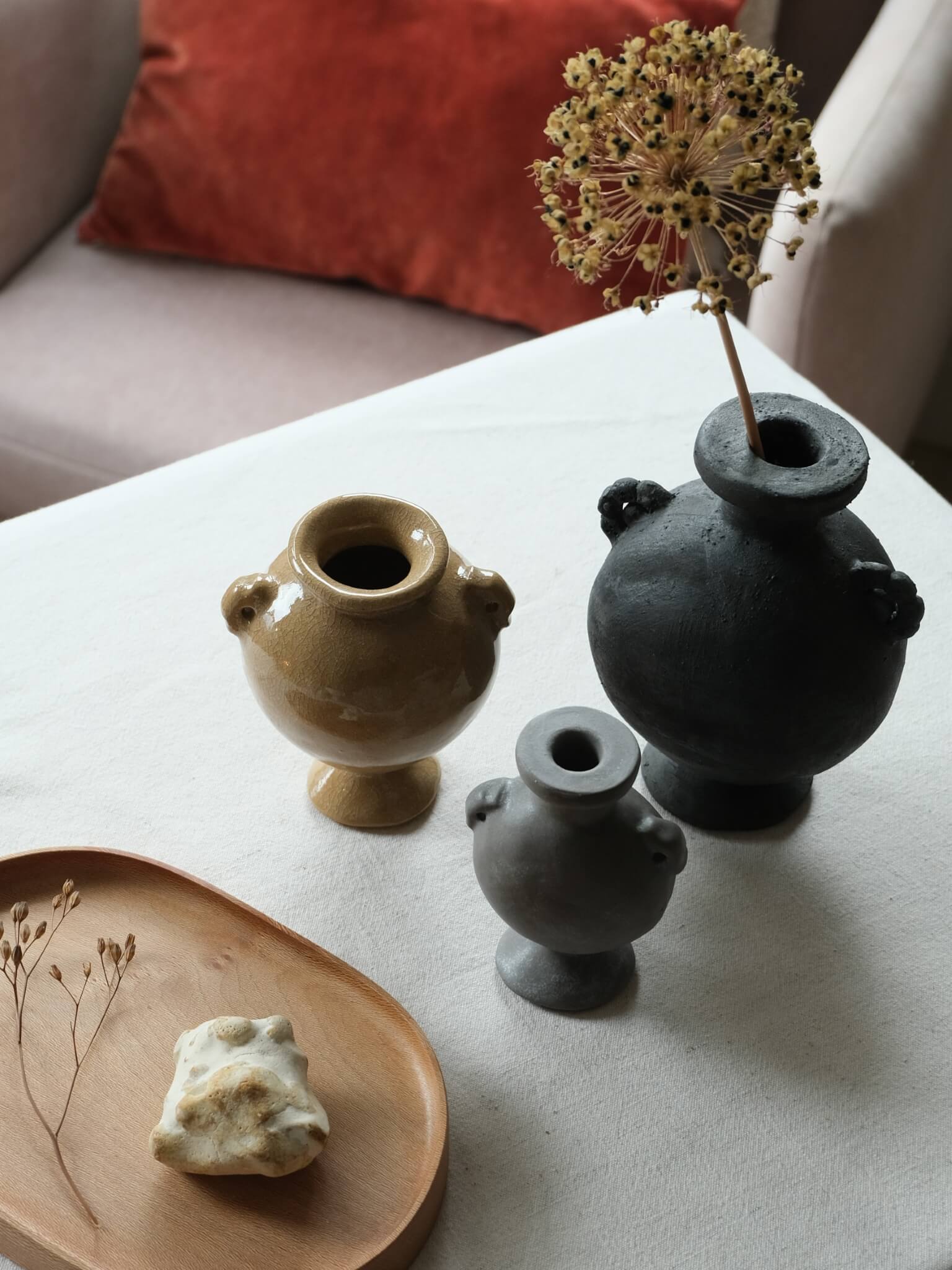 Aryballos Vase by Charlotte McLeish - Grey