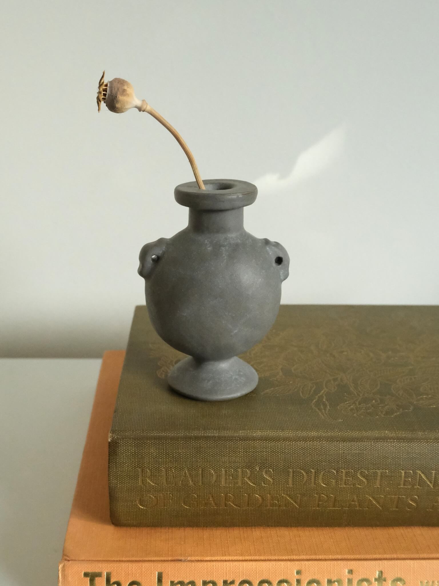 Aryballos Vase by Charlotte McLeish - Grey