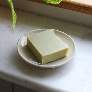 Ceramic soap dish made by Eleanor Torbati
