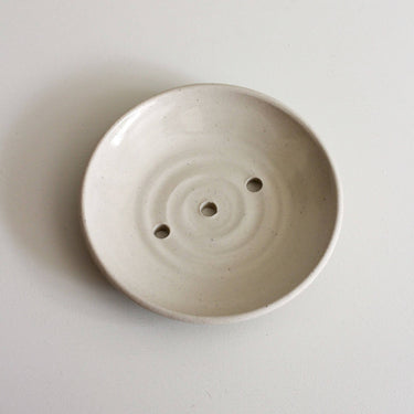 Ceramic soap dish made by Eleanor Torbati