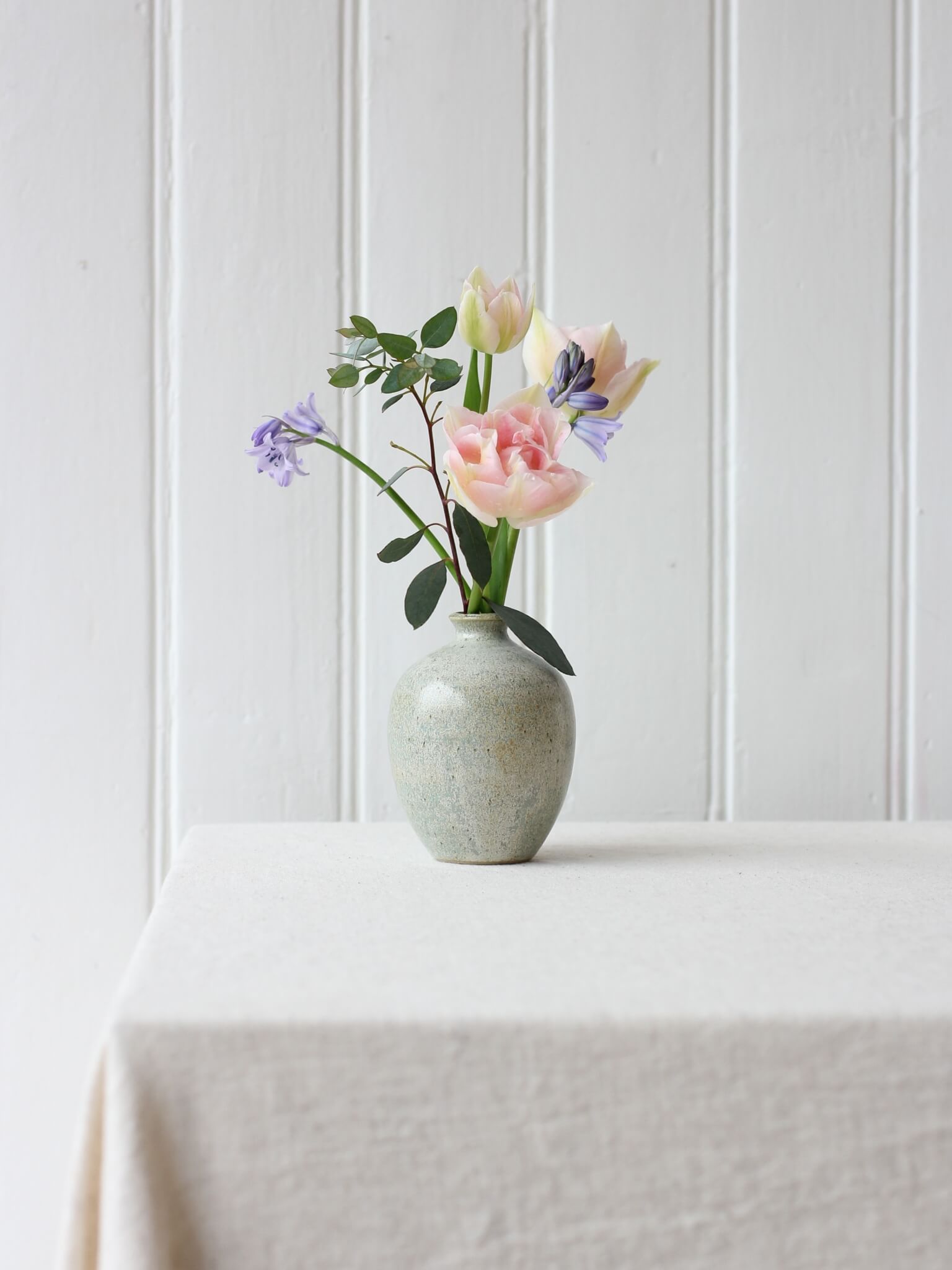 FLORENCE CERAMICS Seafoam Rounded Bud Vase