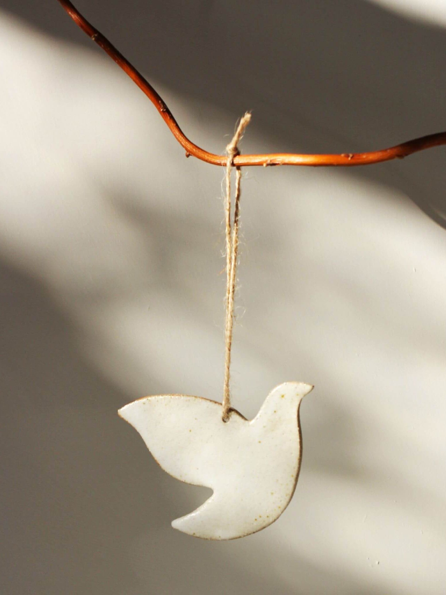 Ceramic dove decoration by Florence Ceramics