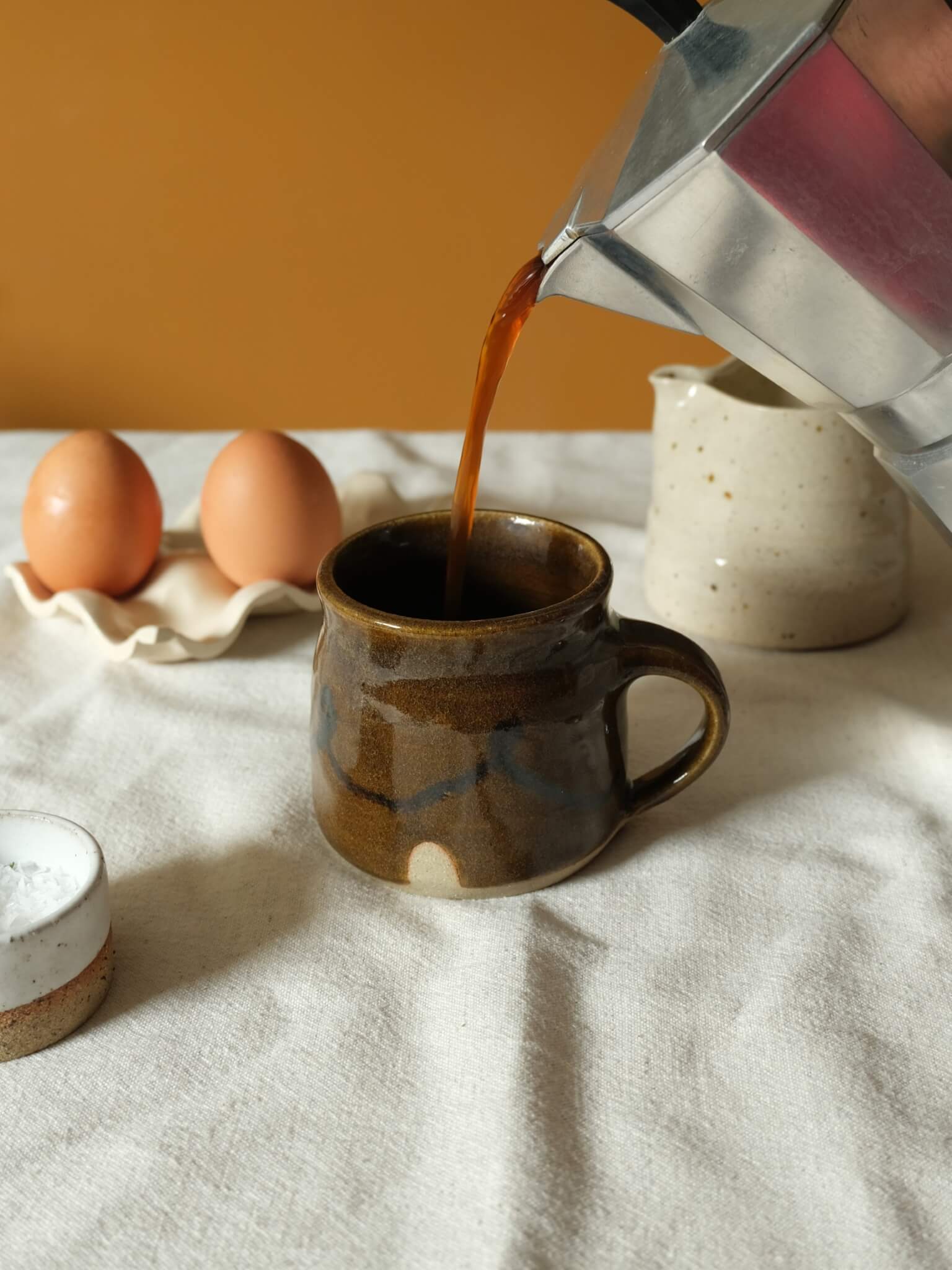Little coffee mug made by Hannah Burgess