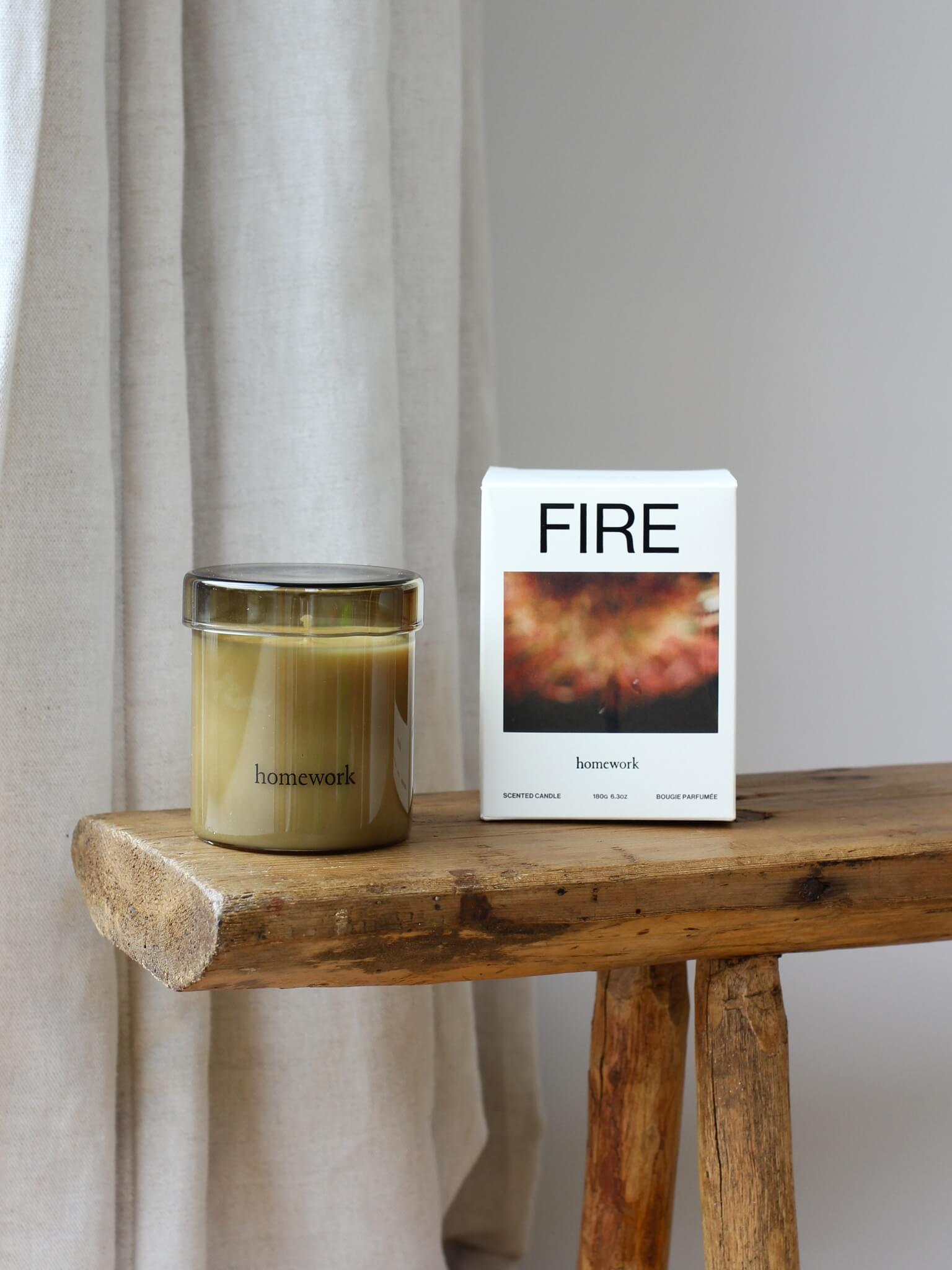 HOMEWORK Scented Candle - Fire