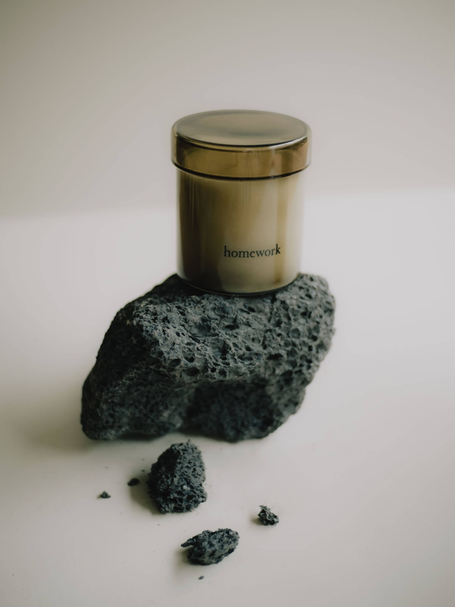 HOMEWORK Scented Candle - Metal