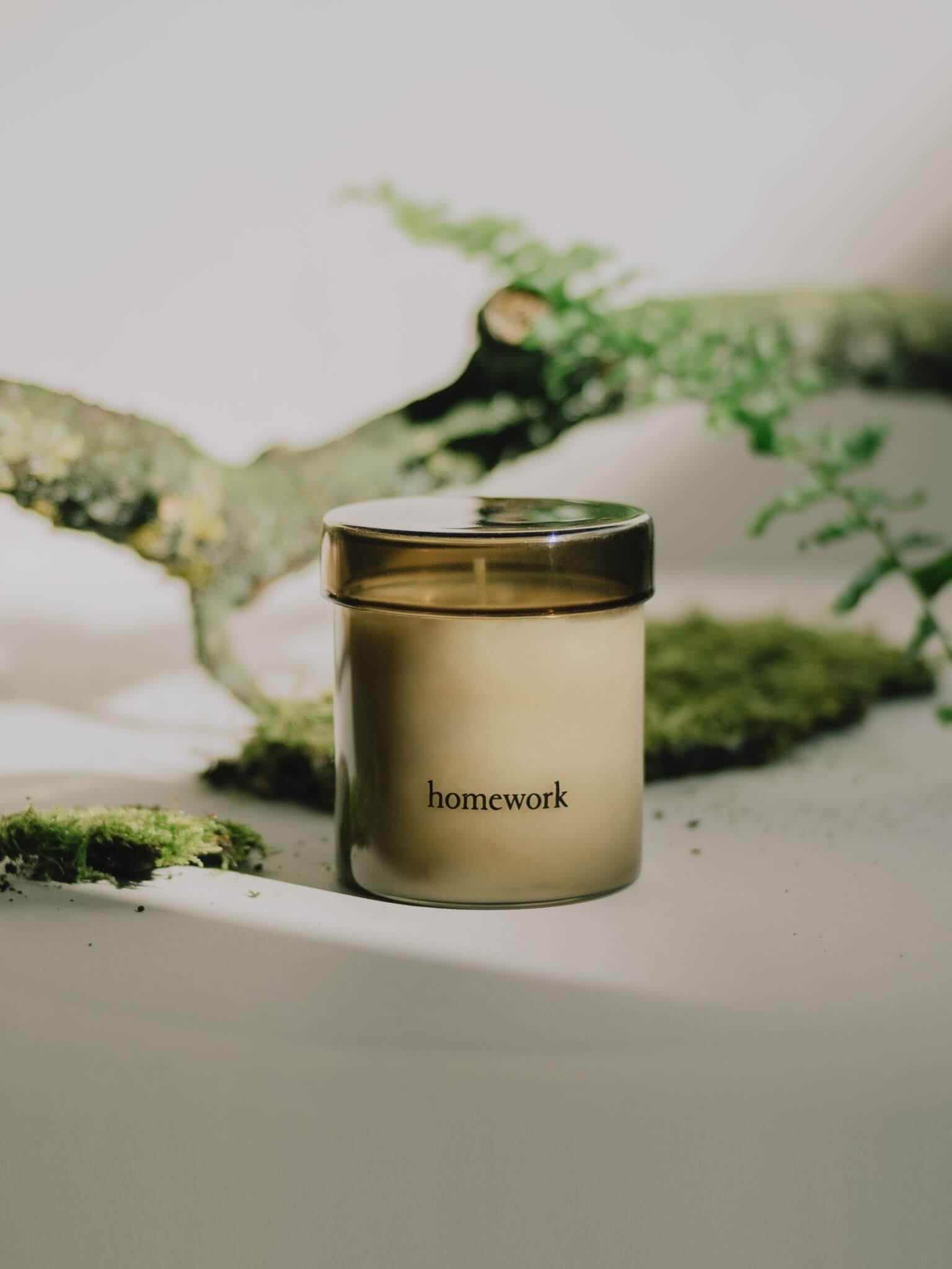 HOMEWORK Scented Candle - Wood