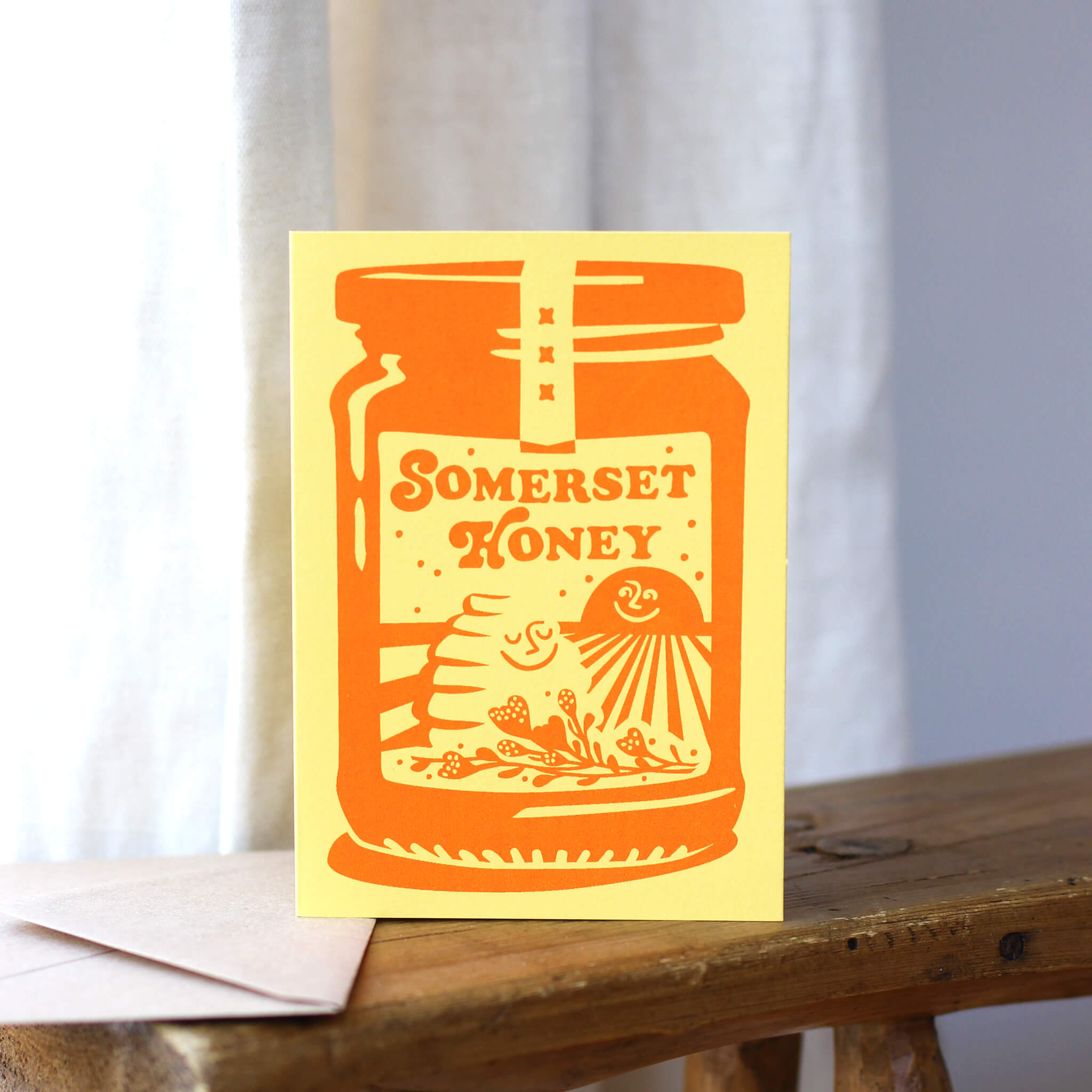 PIRRIP PRESS Somerset Honey Greetings Card