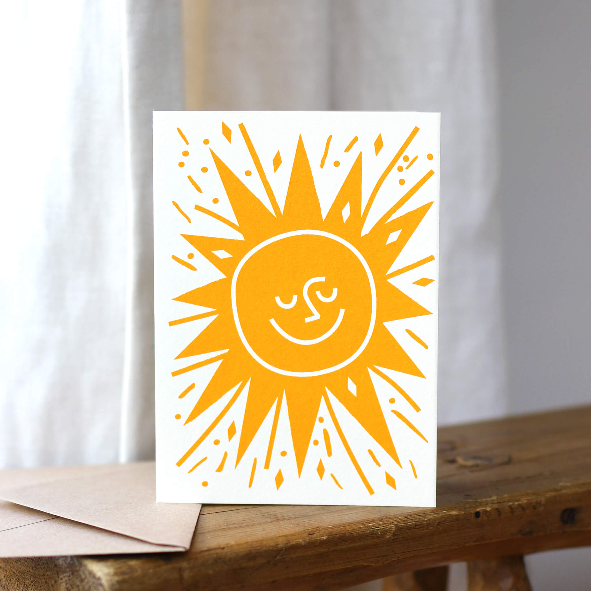 PIRRIP PRESS Sun Greetings Card