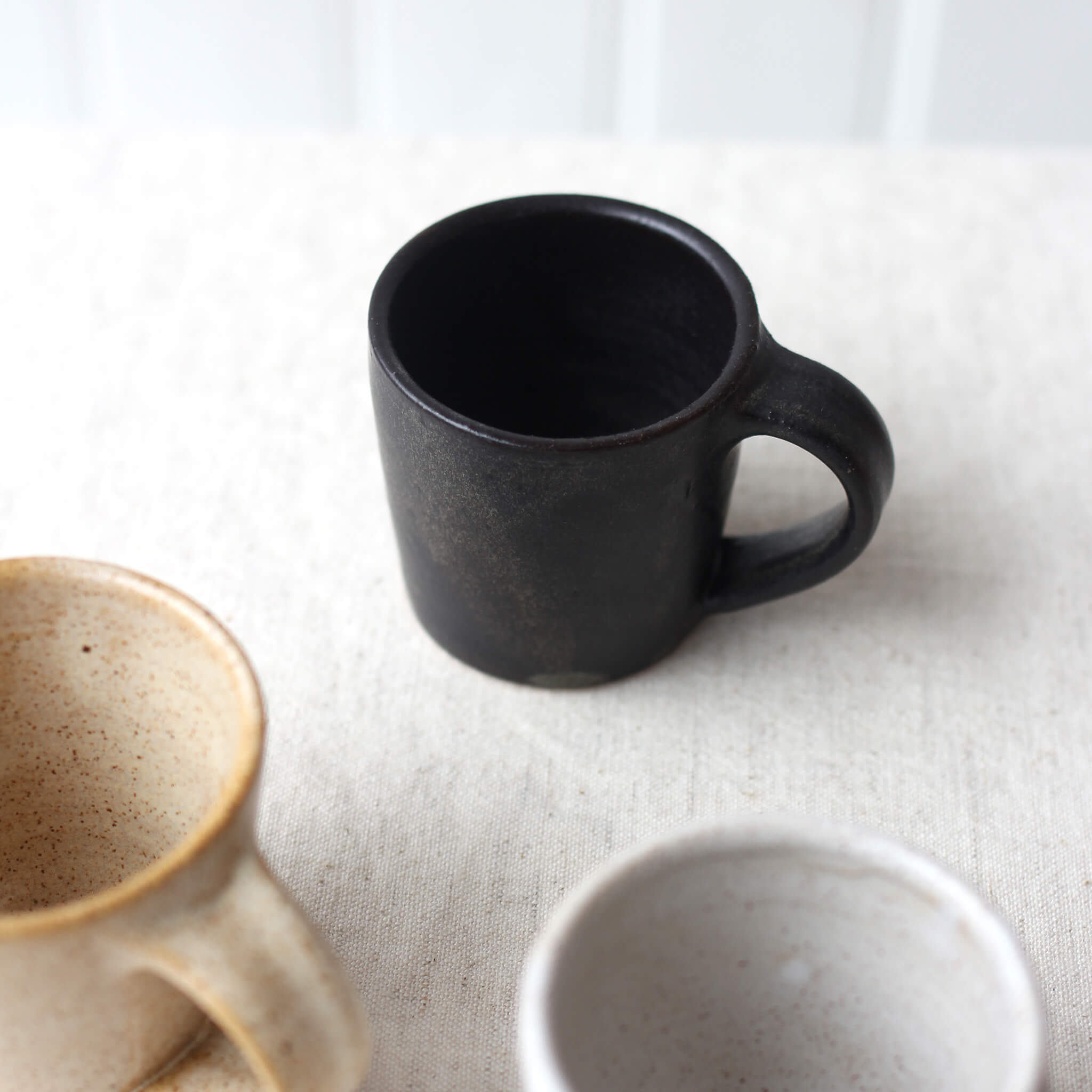 POTTERY WEST Charcoal Espresso Cup