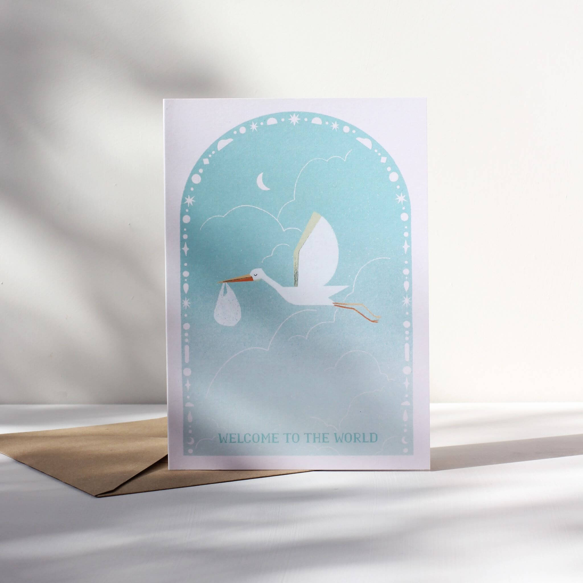 "Welcome to the world" New Baby Card