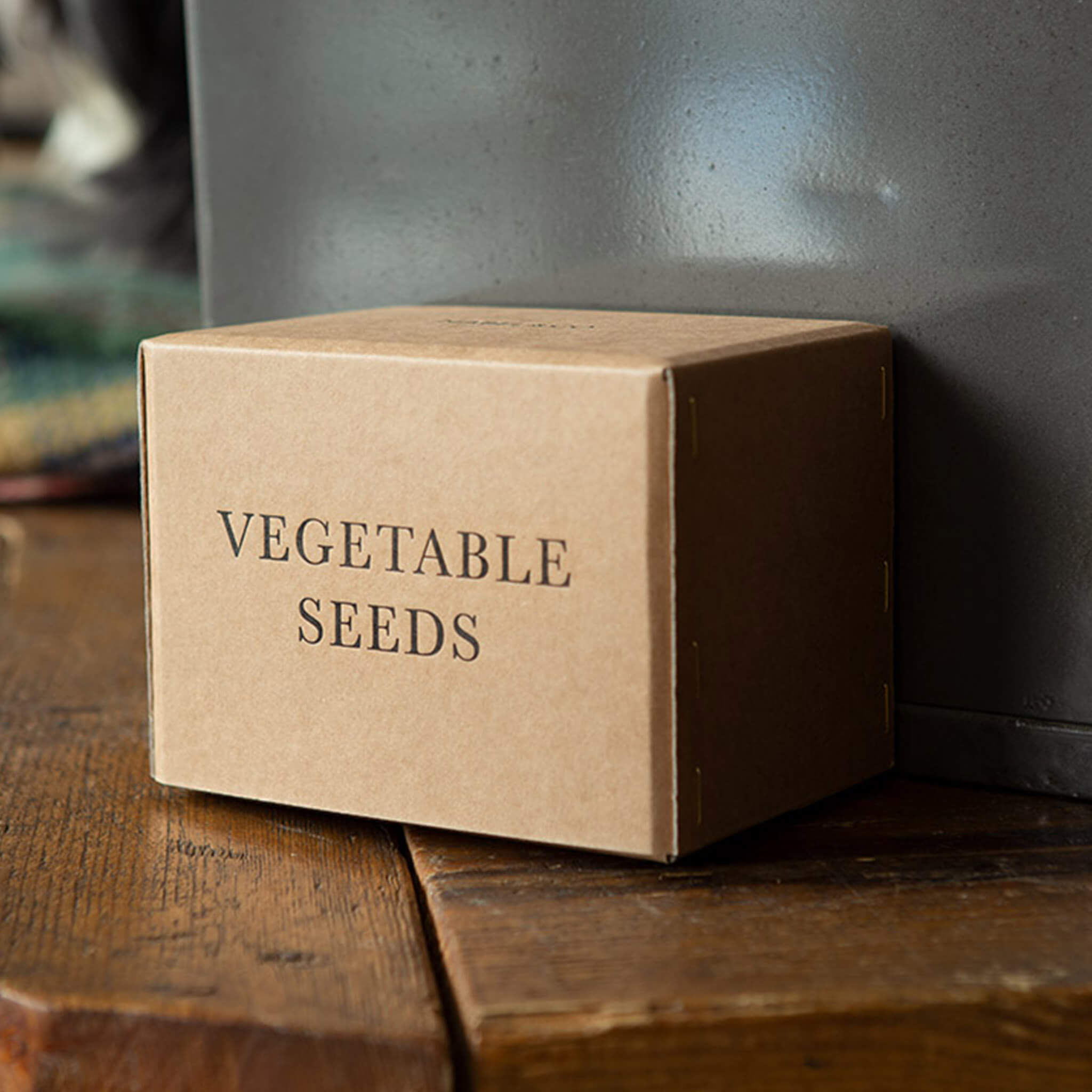 MABEL AND CO Letterpress Printed Seed Box - Vegetables
