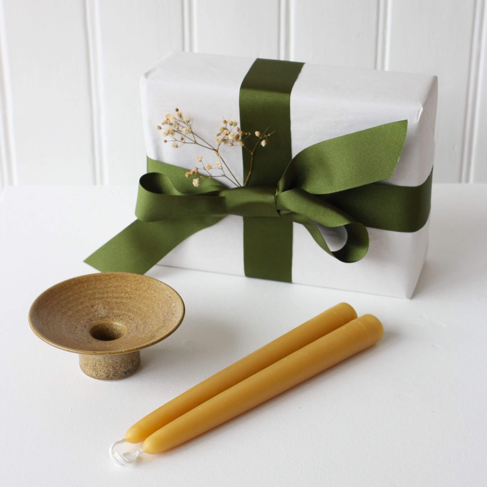 Pottery West Dinner Candle Gift Set