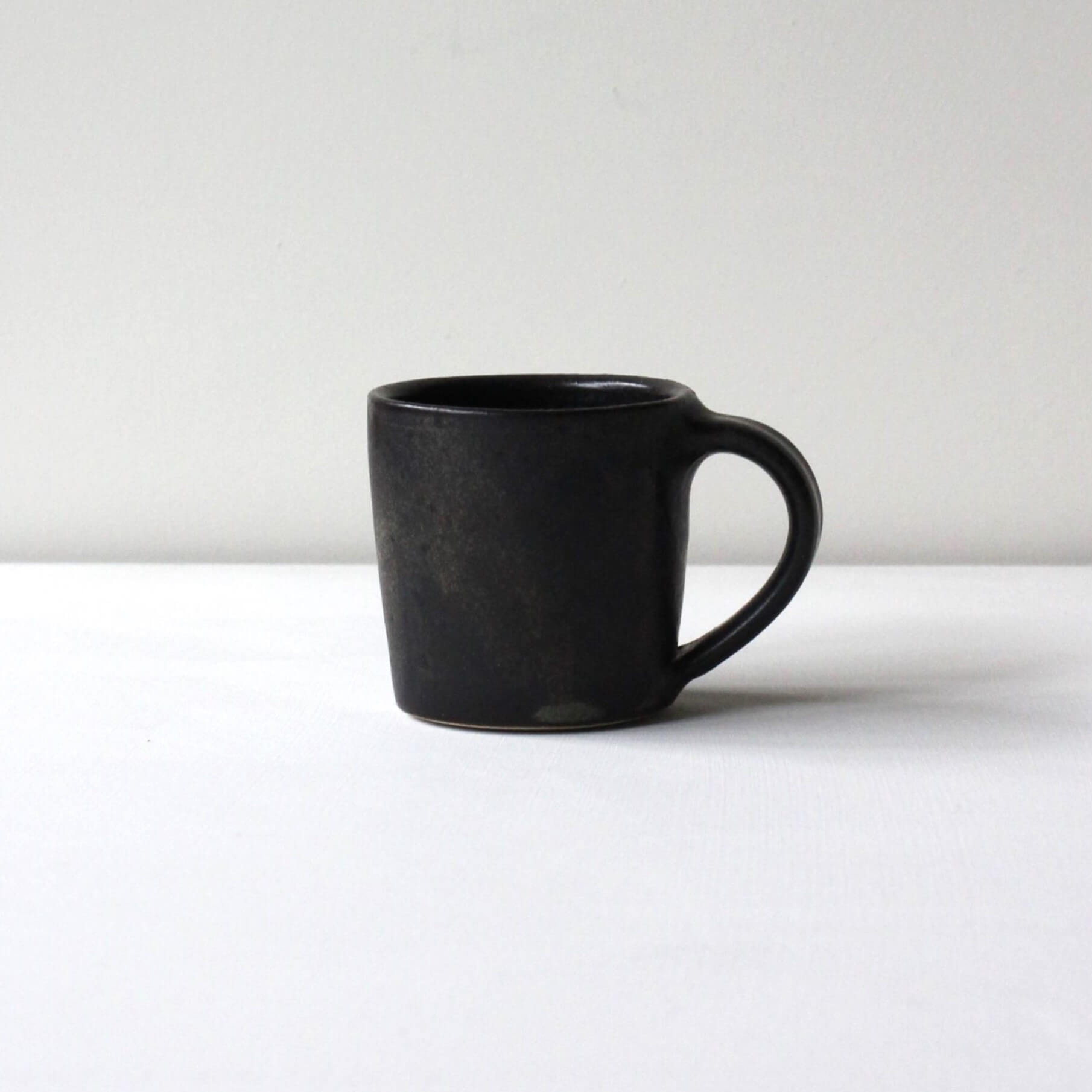 POTTERY WEST Charcoal Espresso Cup