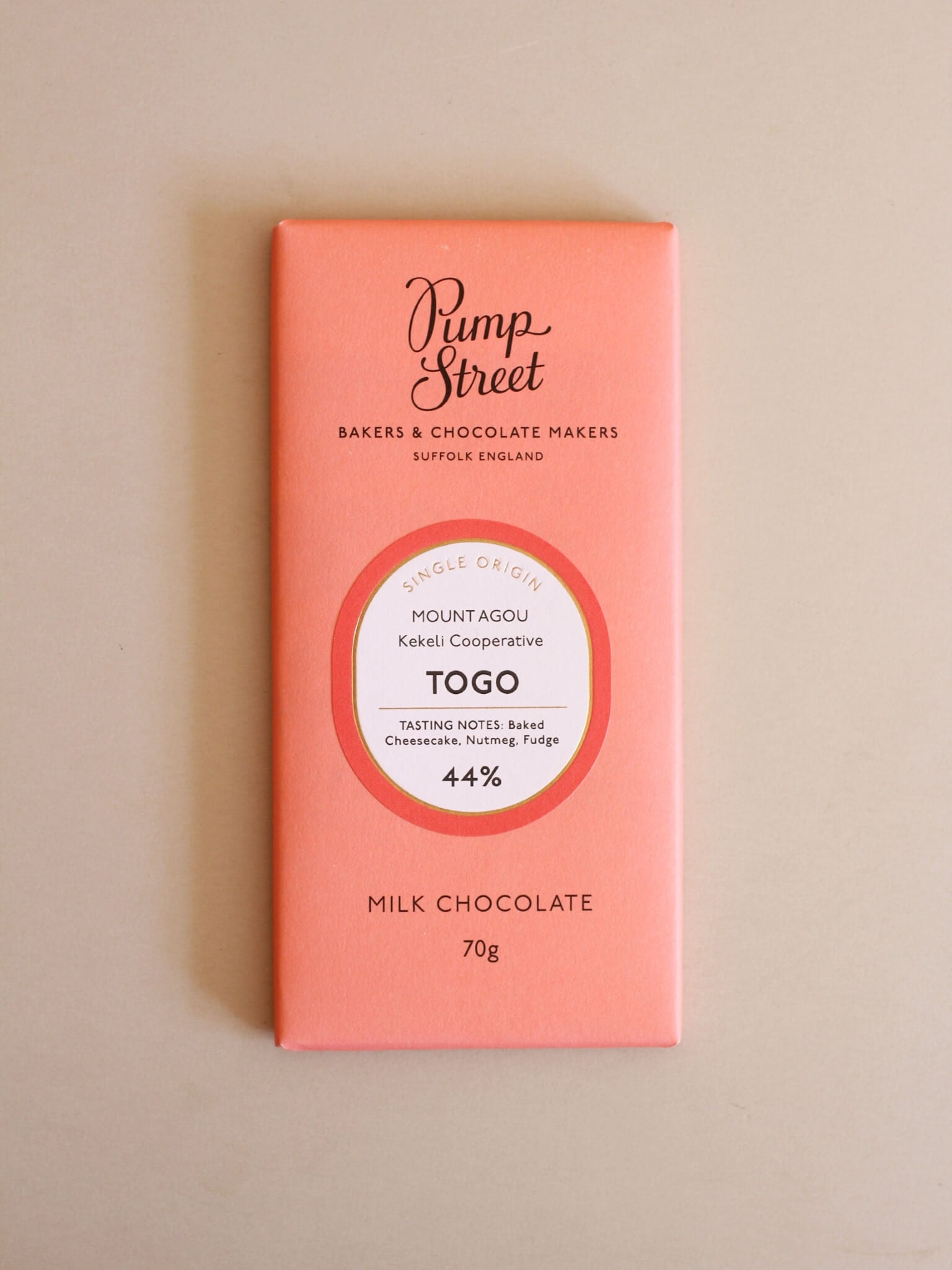 Milk Chocolate Bar - Togo Single Origin 44%