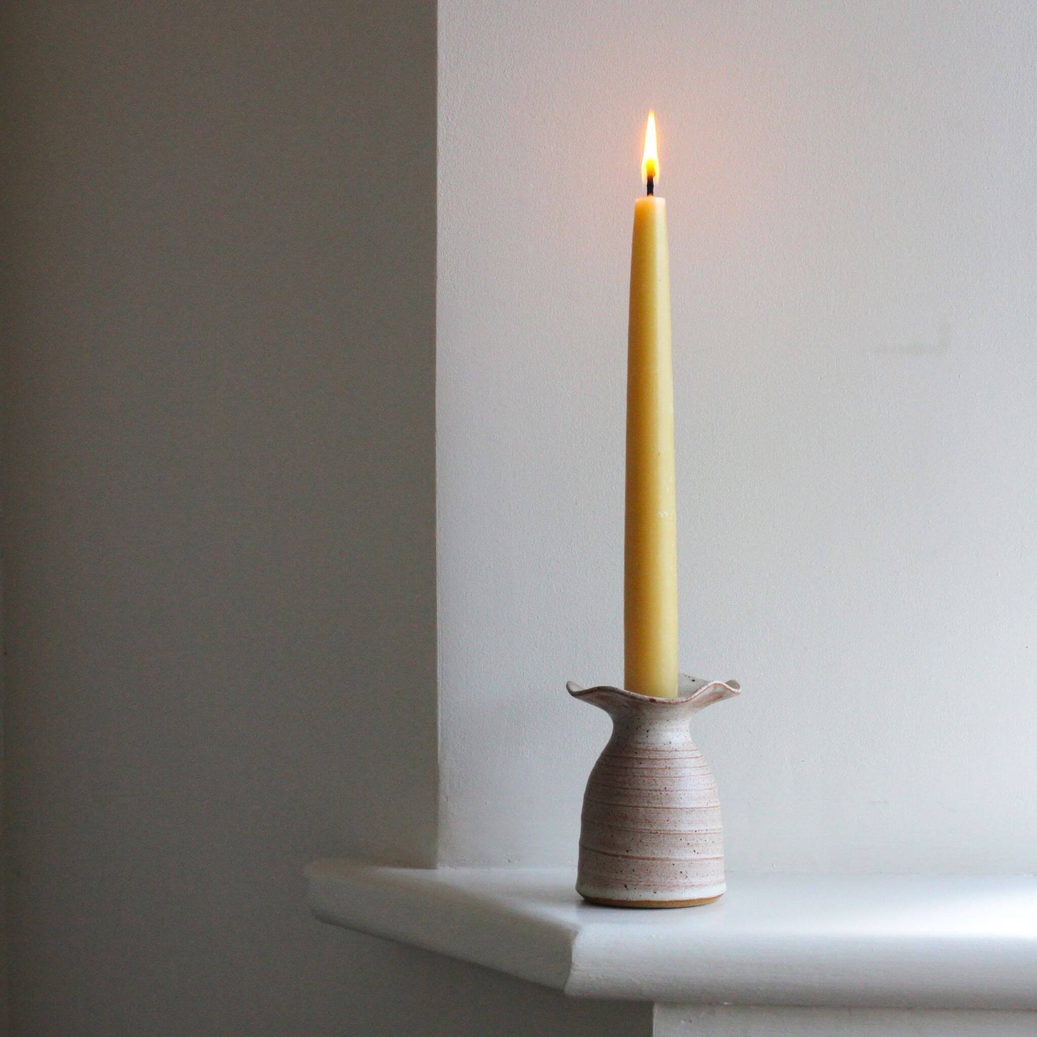 SZ CERAMICS Wavy Candle Holder