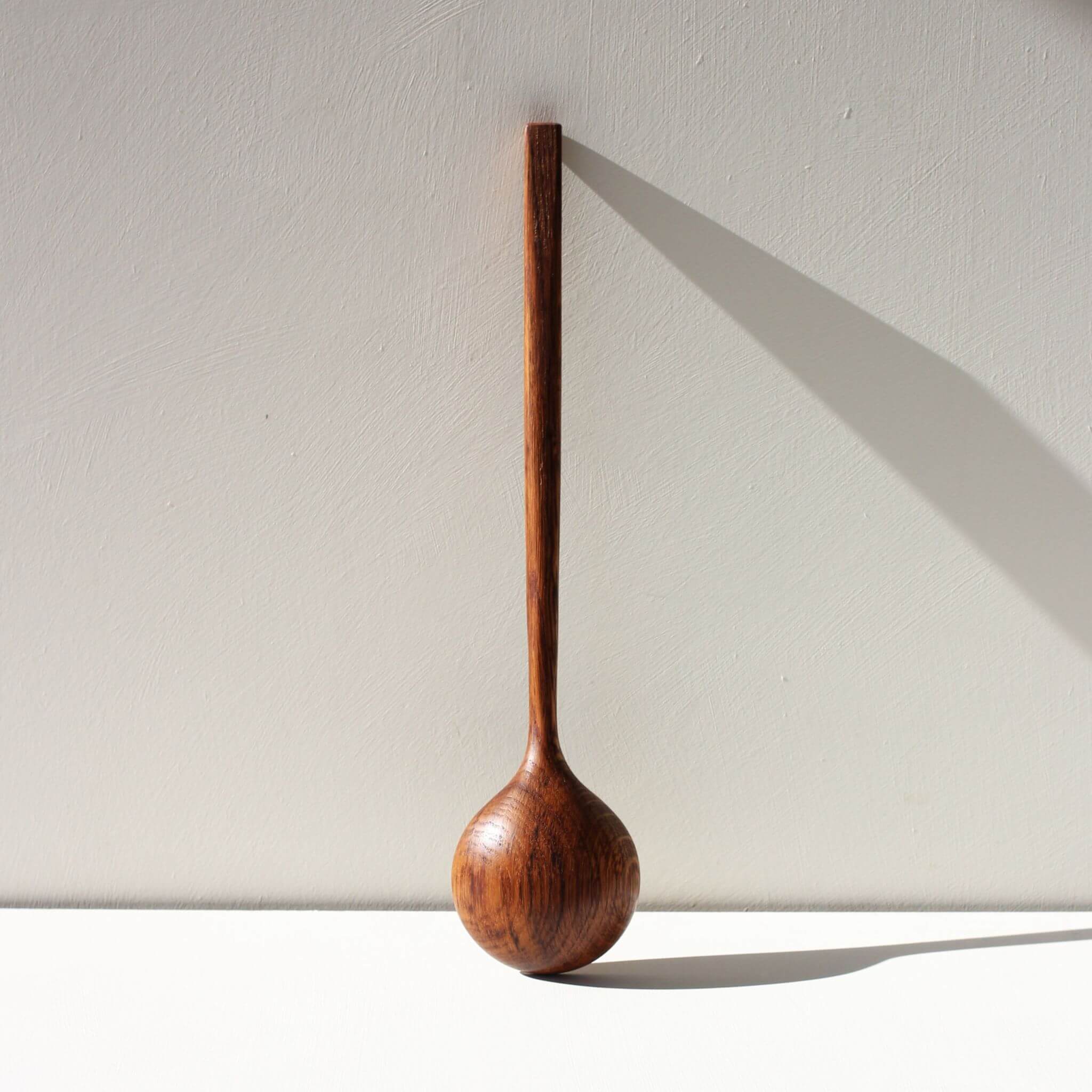 SELWYN HOUSE Long Brown Oak Spoon