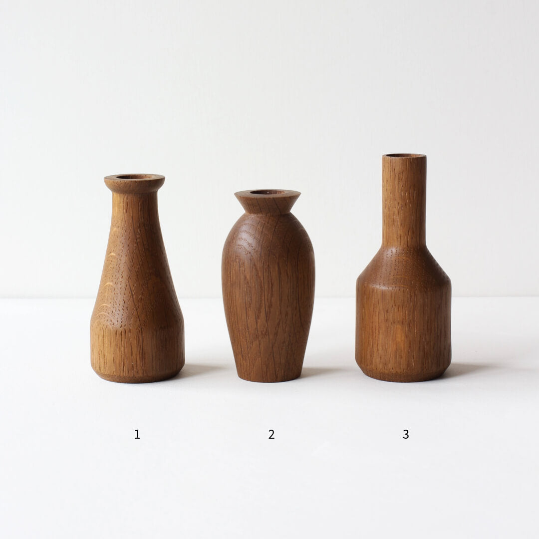 SELWYN HOUSE Fumed Oak Mini Vase