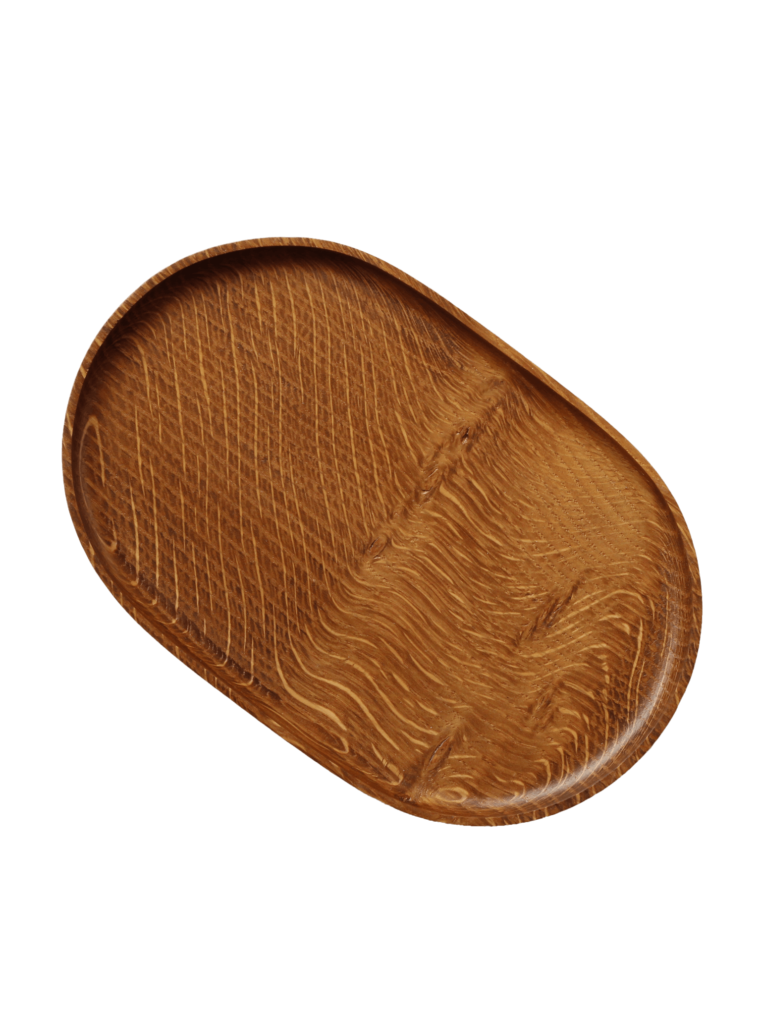 Fumed Oak Oval Tray made by Selwyn House