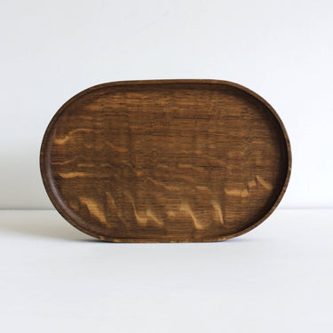 Fumed Oak Oval Tray made by Selwyn House