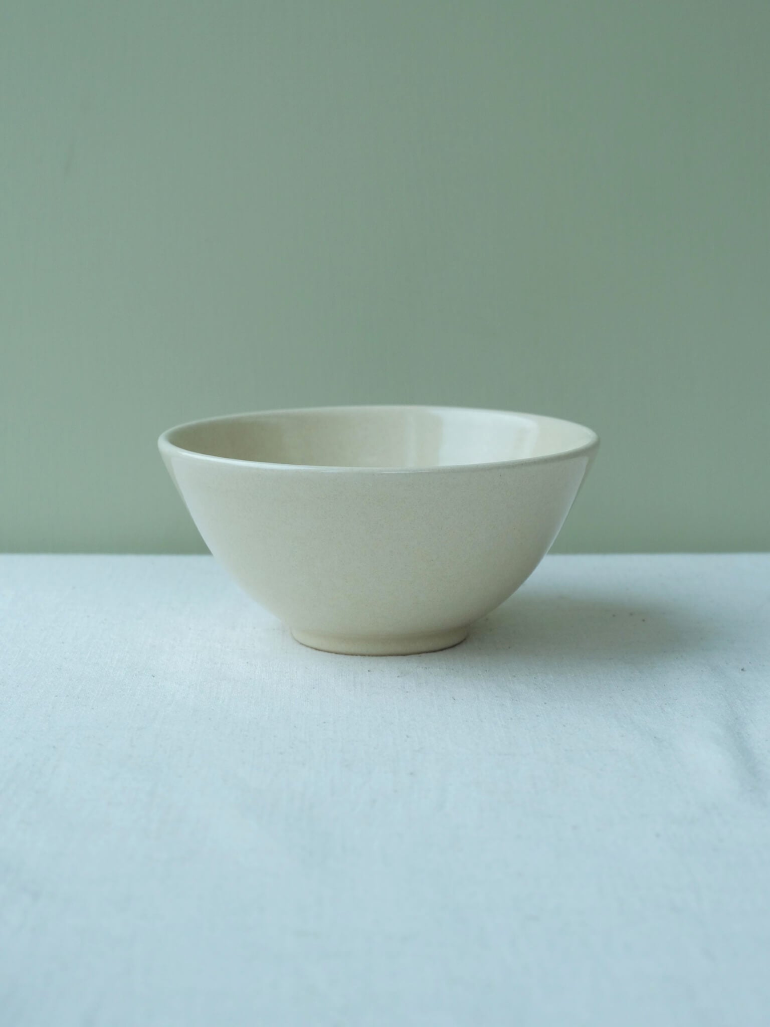 Breakfast bowl with buttermilk glaze, handmade by Sophia McEvoy