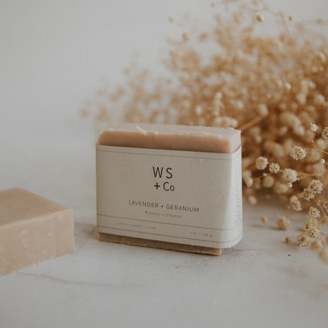 Lavender and Geranium Soap Bar